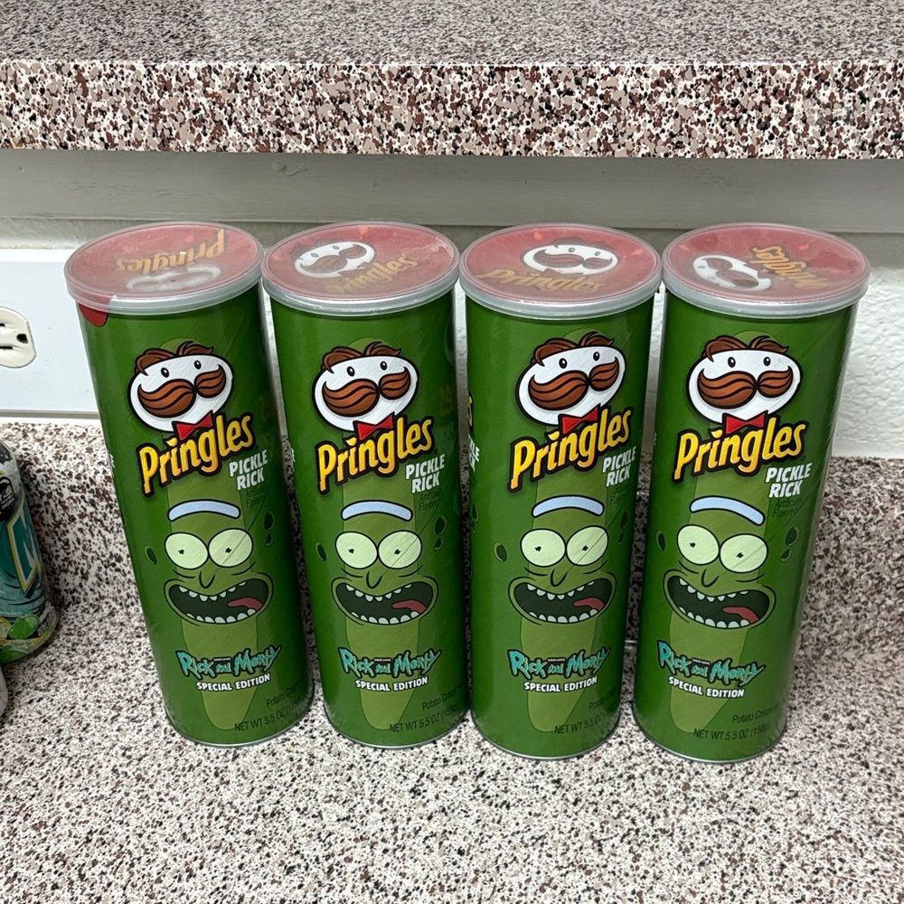 Pringles Pickle Rick Special Edition Can